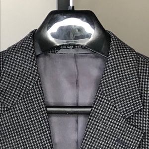 Palo Savino - Blazer,  black and charcoal check